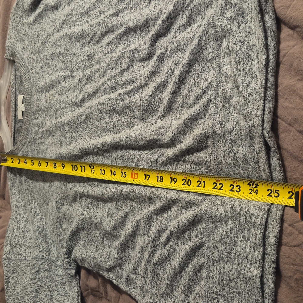 Lucky Brand Womens Heather Gray Crewneck Sweater - Picture 9 of 9